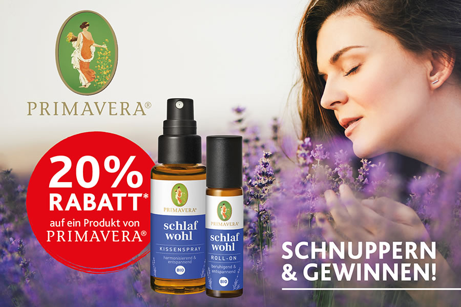 März-Aktion: 20 % Rabatt* auf PRIMAVERA®